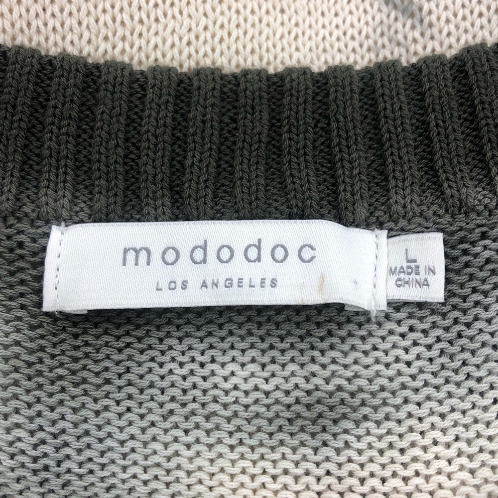 Mododoc Los Angeles Tie Dye Sleeveless Sweater sz L - Picture 3 of 5